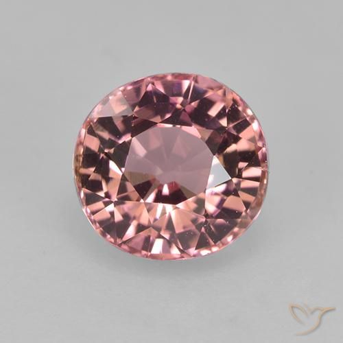 1.48ct 자연스러운 라이트 핑크 전기석, 타원형, VVS