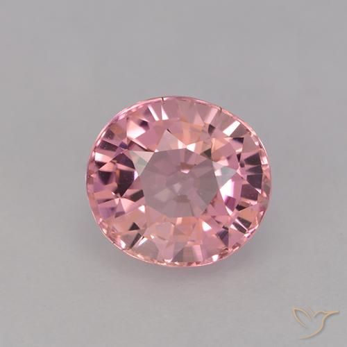 1.35ct 자연스러운 라이트 핑크 전기석, 타원형, VVS-VS