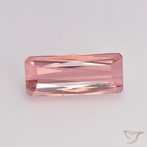 1.81ct 자연스러운 라이트 핑크 전기석, 에메랄드 컷, VS