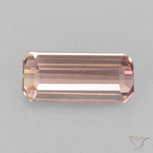 1.65ct 자연스러운 라이트 핑크 전기석, 에메랄드 컷, VVS-VS