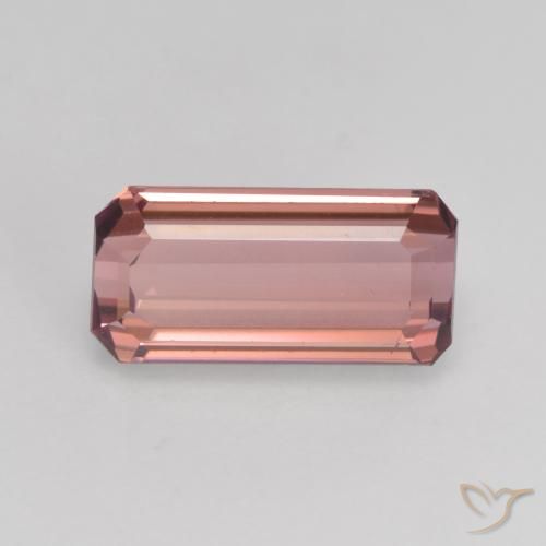 1.88ct 자연스러운 로즈 핑크 전기석, 에메랄드 컷, VVS-VS