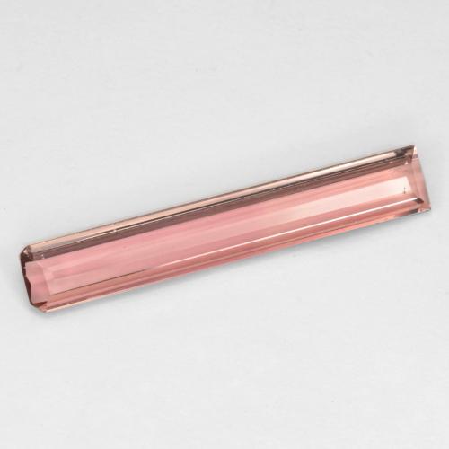 2.18캐럿 천연 미디엄 핑크 투르말린, 에메랄드 컷, 22.8×3.8 mm, VS