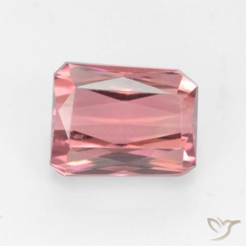2.70ct 자연스러운 오렌지 핑크 전기석, 에메랄드 컷, VVS-VS