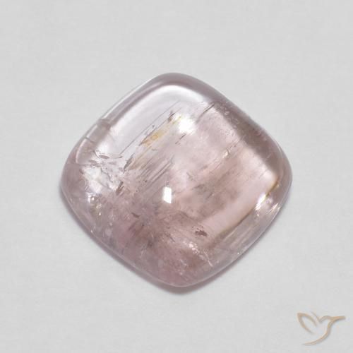 1.76ct 자연스러운 라이트 핑크 전기석, 방석, 투명한