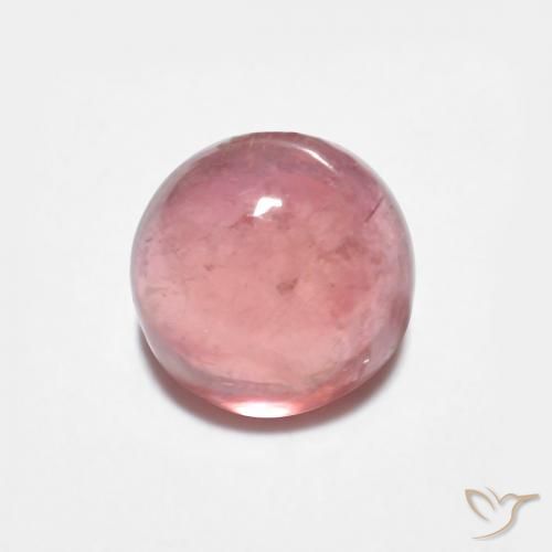 0.93ct 자연스러운 풍선껌 핑크 전기석, 둥근, 투명한