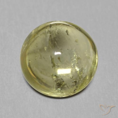 1.80ct 자연스러운 연한 초록색 전기석, 둥근, 투명한