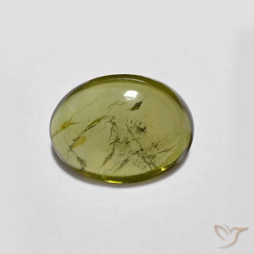 1.26ct 자연스러운 딥그린 전기석, 타원형, 투명한