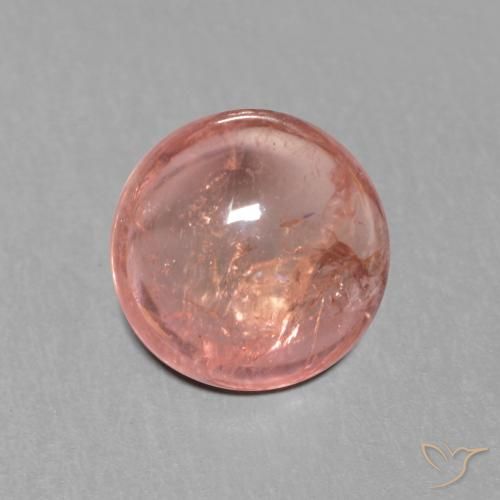 1.42ct 자연스러운 라즈베리 핑크 전기석, 둥근, 투명한