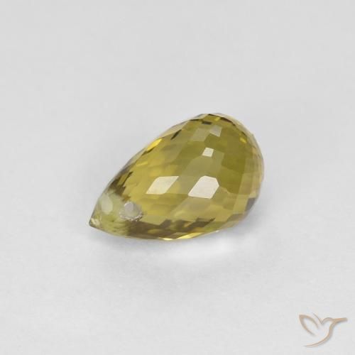 0.81ct 자연스러운 미디엄 브라운 전기석, 브리올레트, VS