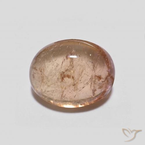 2.70ct 자연스러운 Light Grapefruit Pink 전기석, 타원형, 투명한