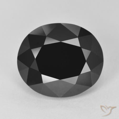 8.56ct 자연스러운 숄 전기석, 타원형, 불투명체