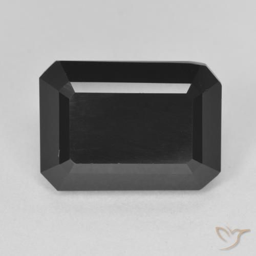 8.59ct 자연스러운 숄 전기석, 에메랄드 컷, 불투명체