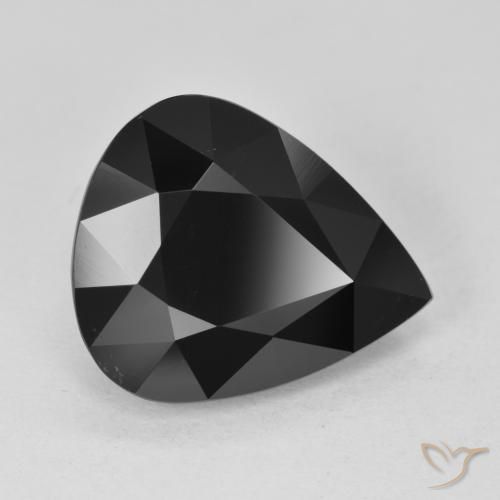 7.95ct 자연스러운 숄 전기석, 배 모양, 불투명체
