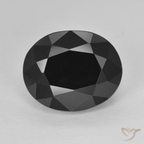 7.44ct 자연스러운 숄 전기석, 타원형, 불투명체