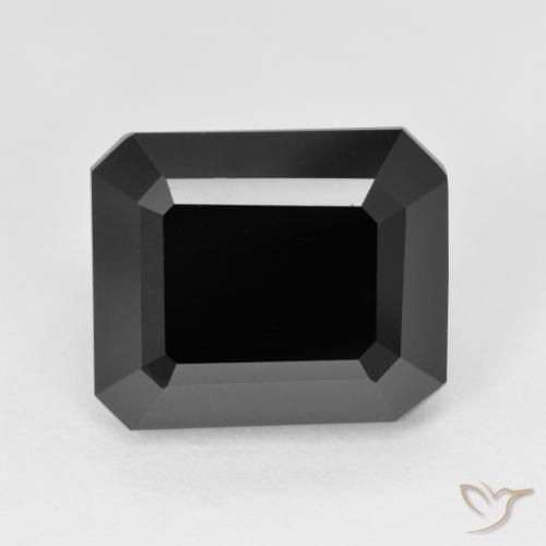 9.17ct 자연스러운 숄 전기석, 에메랄드 컷, 불투명체
