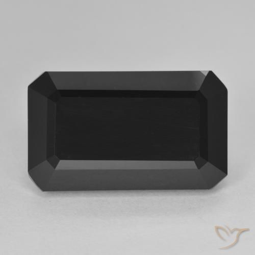 14.62ct 자연스러운 숄 전기석, 에메랄드 컷, 불투명체