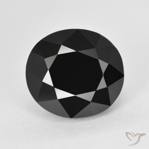 7.56ct 자연스러운 숄 전기석, 타원형, 불투명체
