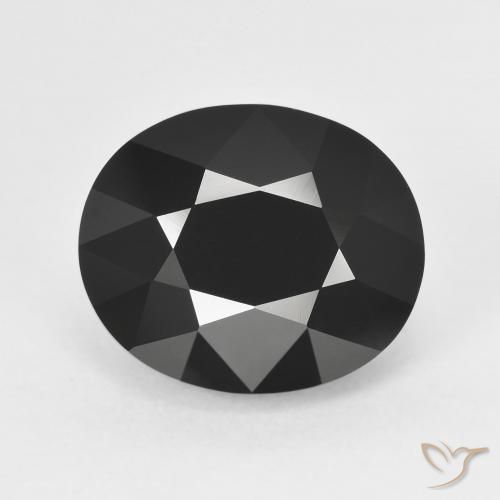 7.58ct 자연스러운 숄 전기석, 타원형, 불투명체
