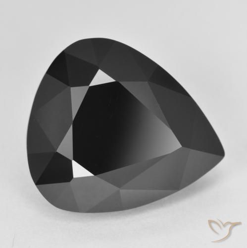 12.95ct 자연스러운 숄 전기석, 배 모양, 불투명체