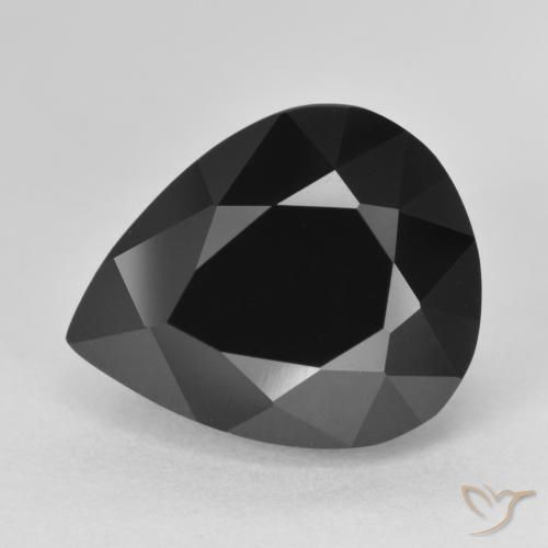 8.44ct 자연스러운 숄 전기석, 배 모양, 불투명체