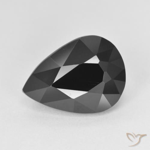 6.14ct 자연스러운 숄 전기석, 배 모양, 불투명체