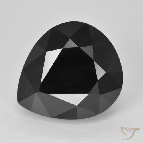 14.45ct 자연스러운 숄 전기석, 배 모양, 불투명체