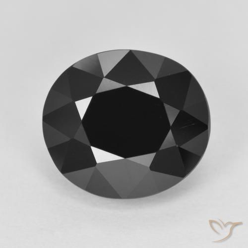 6.82ct 자연스러운 숄 전기석, 타원형, 불투명체