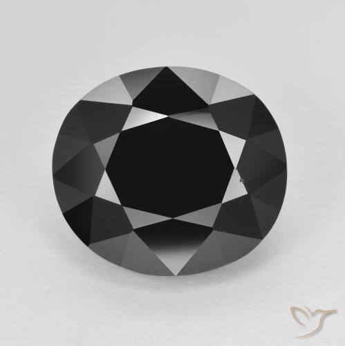 8.68ct 자연스러운 숄 전기석, 타원형, 불투명체