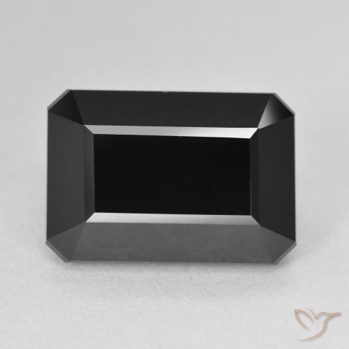 9.07ct 자연스러운 숄 전기석, 에메랄드 컷, 불투명체
