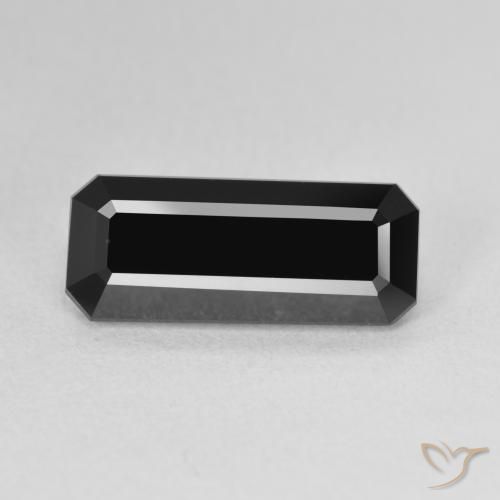 3.58ct 자연스러운 숄 전기석, 에메랄드 컷, 불투명체