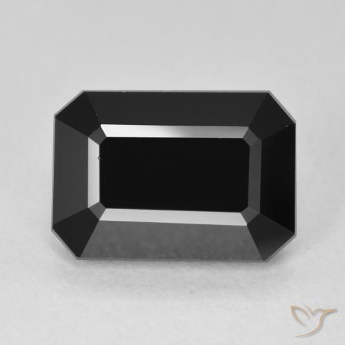6.09ct 자연스러운 숄 전기석, 에메랄드 컷, 불투명체
