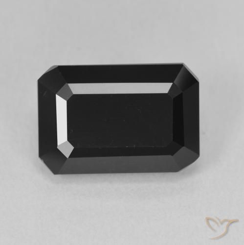6.04ct 자연스러운 숄 전기석, 에메랄드 컷, 불투명체
