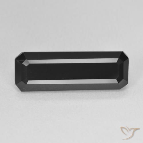 7.20ct 자연스러운 숄 전기석, 에메랄드 컷, 불투명체