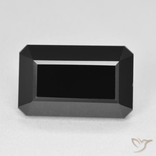 9.61ct 자연스러운 숄 전기석, 에메랄드 컷, 불투명체