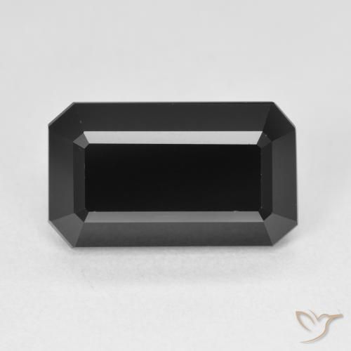 6.64ct 자연스러운 숄 전기석, 에메랄드 컷, 불투명체