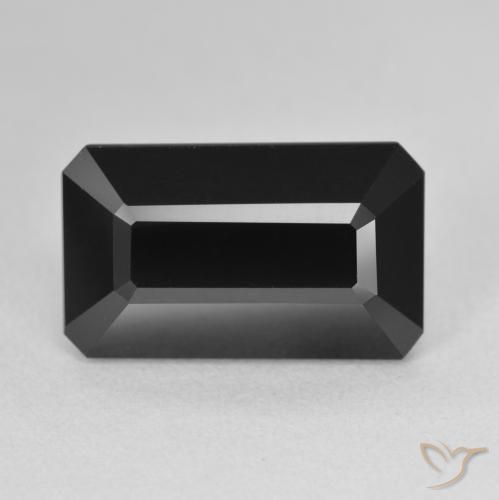 9.26ct 자연스러운 숄 전기석, 에메랄드 컷, 불투명체