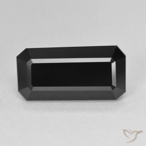 7.43ct 자연스러운 숄 전기석, 에메랄드 컷, 불투명체