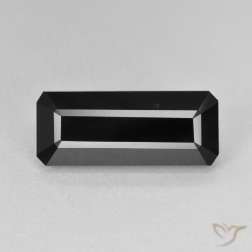 6.85ct 자연스러운 숄 전기석, 에메랄드 컷, 불투명체