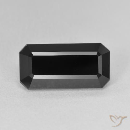5.29ct 자연스러운 숄 전기석, 에메랄드 컷, 불투명체