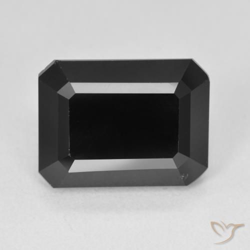 7.82ct 자연스러운 숄 전기석, 에메랄드 컷, 불투명체