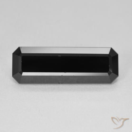 6.43ct 자연스러운 숄 전기석, 에메랄드 컷, 불투명체