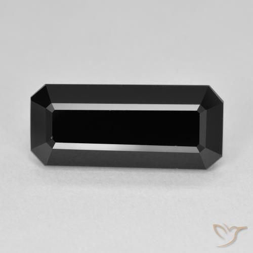 6.87ct 자연스러운 숄 전기석, 에메랄드 컷, 불투명체