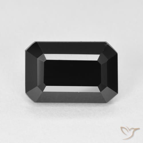 4.42ct 자연스러운 숄 전기석, 에메랄드 컷, 불투명체