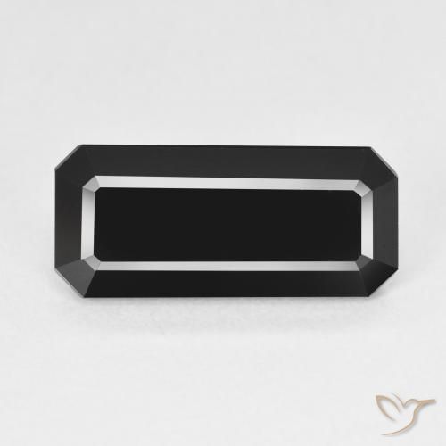 5.86ct 자연스러운 숄 전기석, 에메랄드 컷, 불투명체