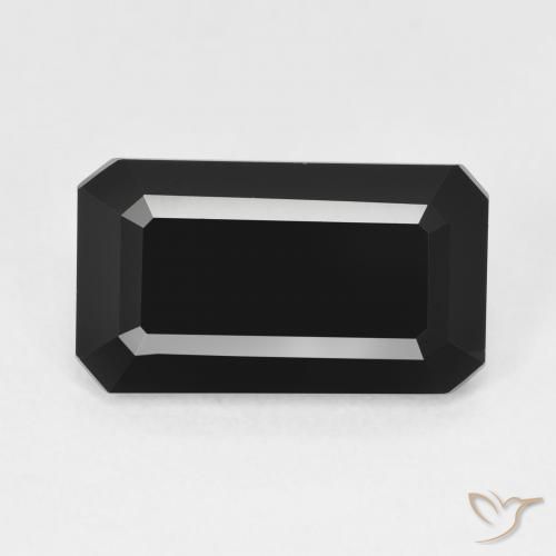 6.61ct 자연스러운 숄 전기석, 에메랄드 컷, 불투명체