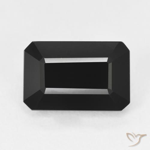 3.98ct 자연스러운 숄 전기석, 에메랄드 컷, 불투명체