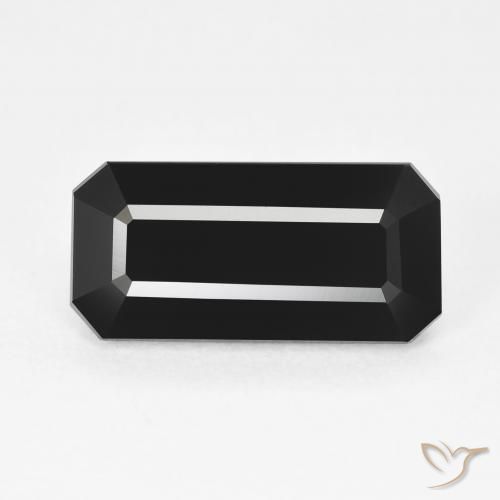 4.16ct 자연스러운 숄 전기석, 에메랄드 컷, 불투명체