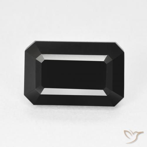 4.83ct 자연스러운 숄 전기석, 에메랄드 컷, 불투명체