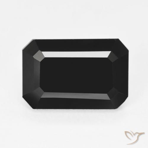 6.37ct 자연스러운 숄 전기석, 에메랄드 컷, 불투명체