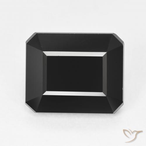 7.04ct 자연스러운 숄 전기석, 에메랄드 컷, 불투명체